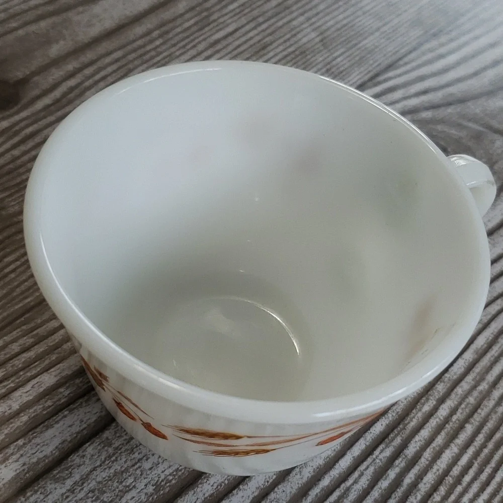 Pyrex harvest vintage print coffee mug